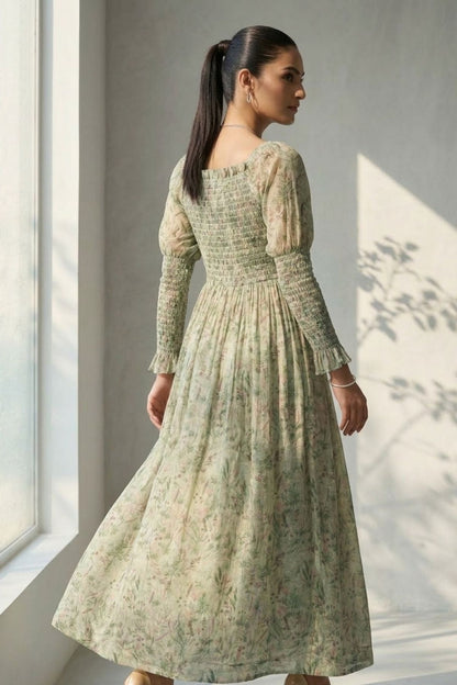 Sage Juno Dress