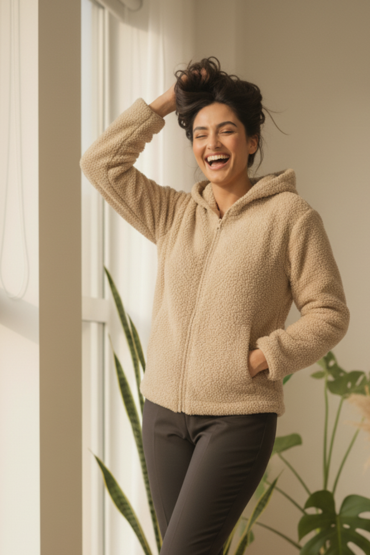 Full Fur QLO Hoodie Jacket