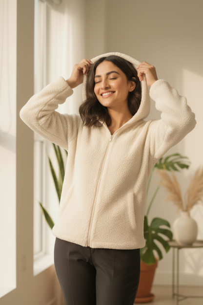 Full Fur QLO Hoodie Jacket