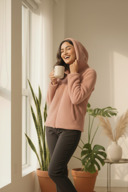 Full Fur QLO Hoodie Jacket