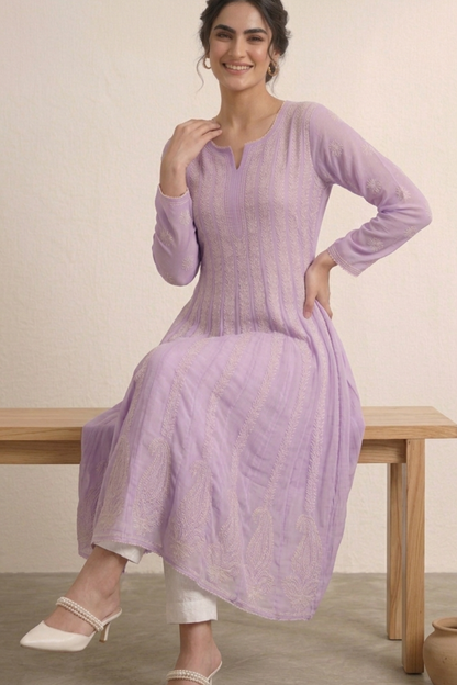 Premium Georgette Handwork Anarkali