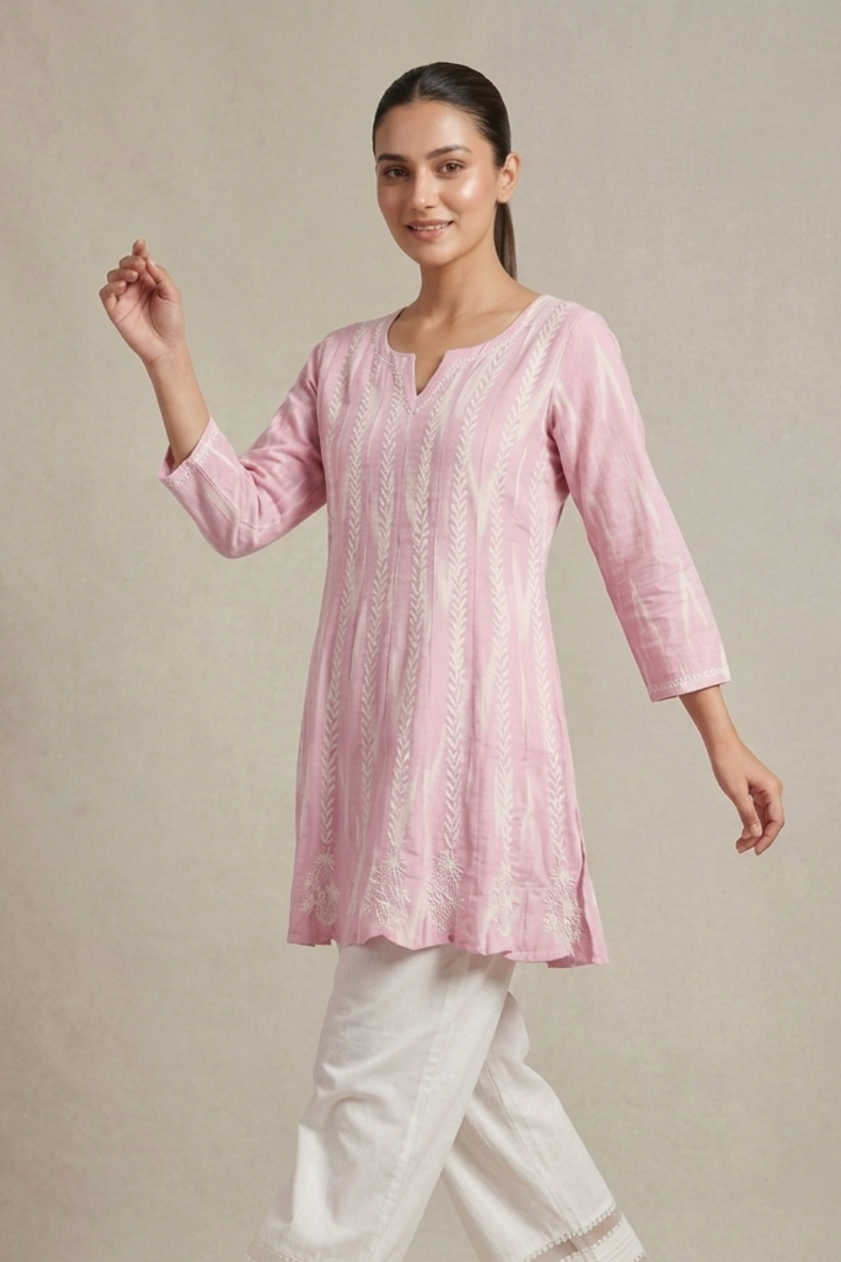 Premium Cotton Printed 16 Kali H/W Kurti