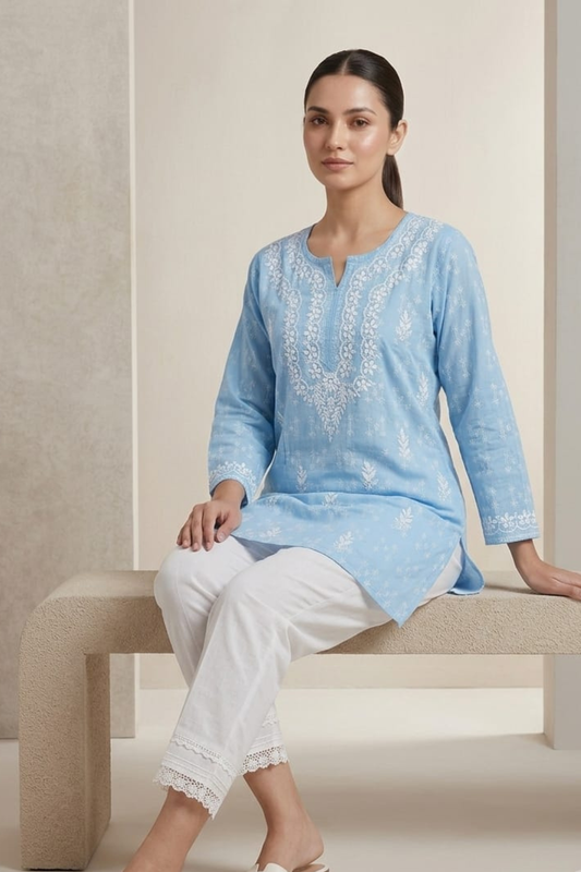 Premium Cotton Short H/W Kurti