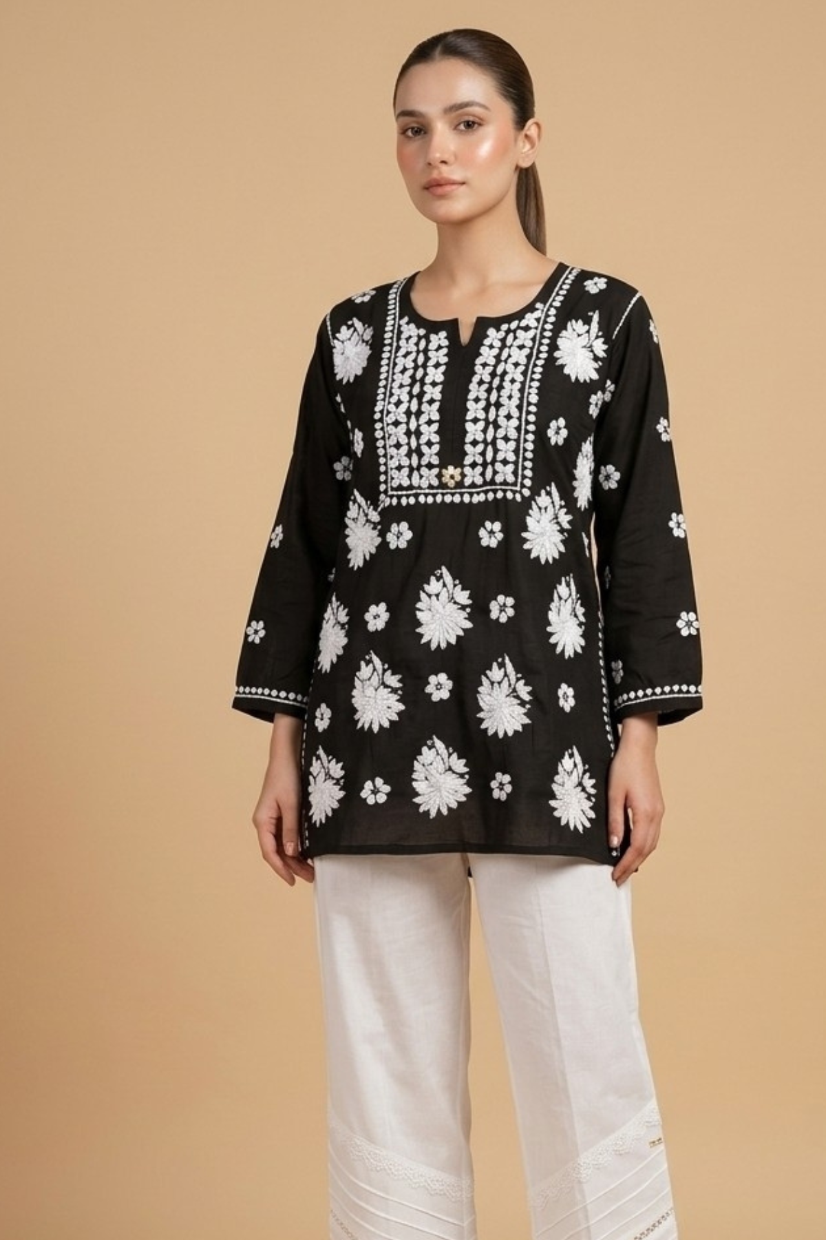 Modal Short Handwork Kurti