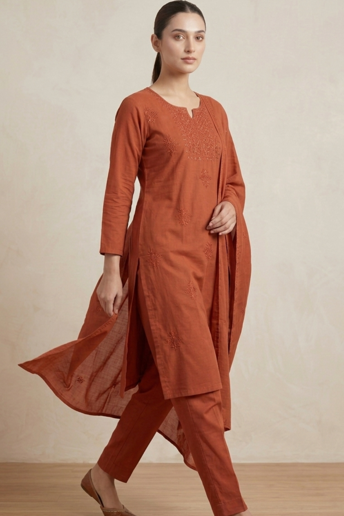 Adah Kurta Dupatta Set (3 pc)