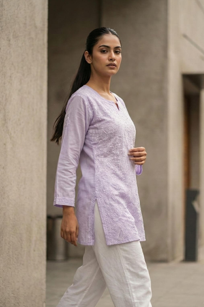 Premium Cotton Short H/W Kurti