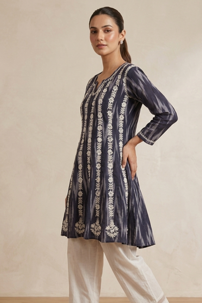 Premium Cotton Printed 16 Kali H/W Kurti