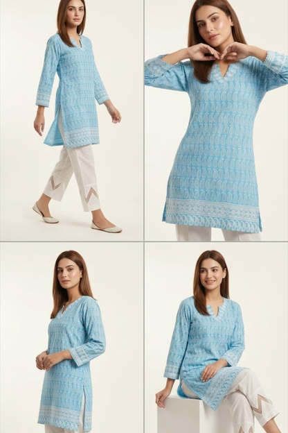Rayon Ambi Short Kurti