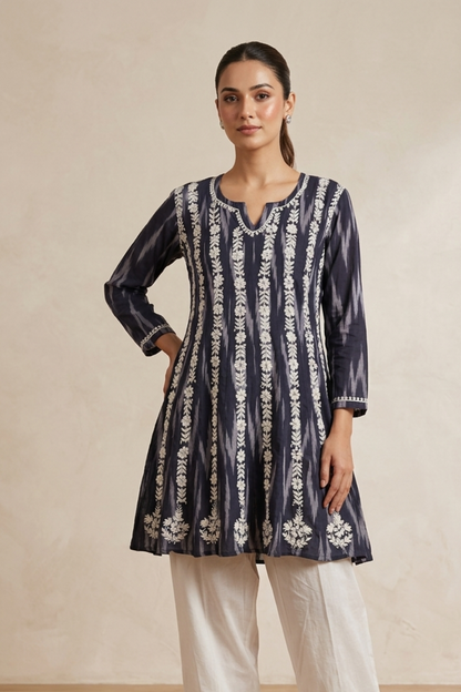 Premium Cotton Printed 16 Kali H/W Kurti