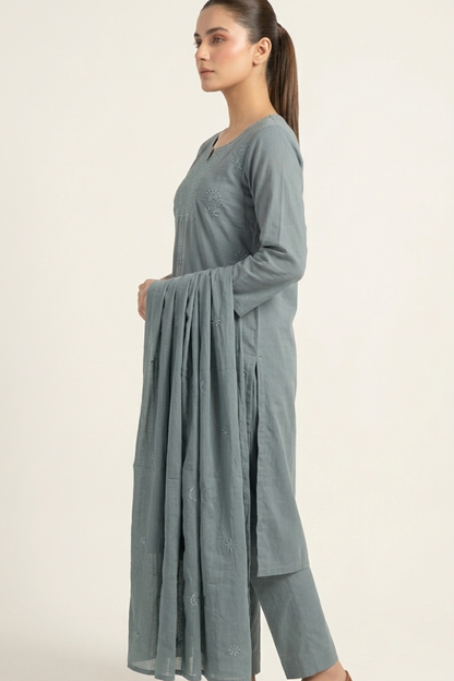 Adah Kurta Dupatta Set (3 pc)