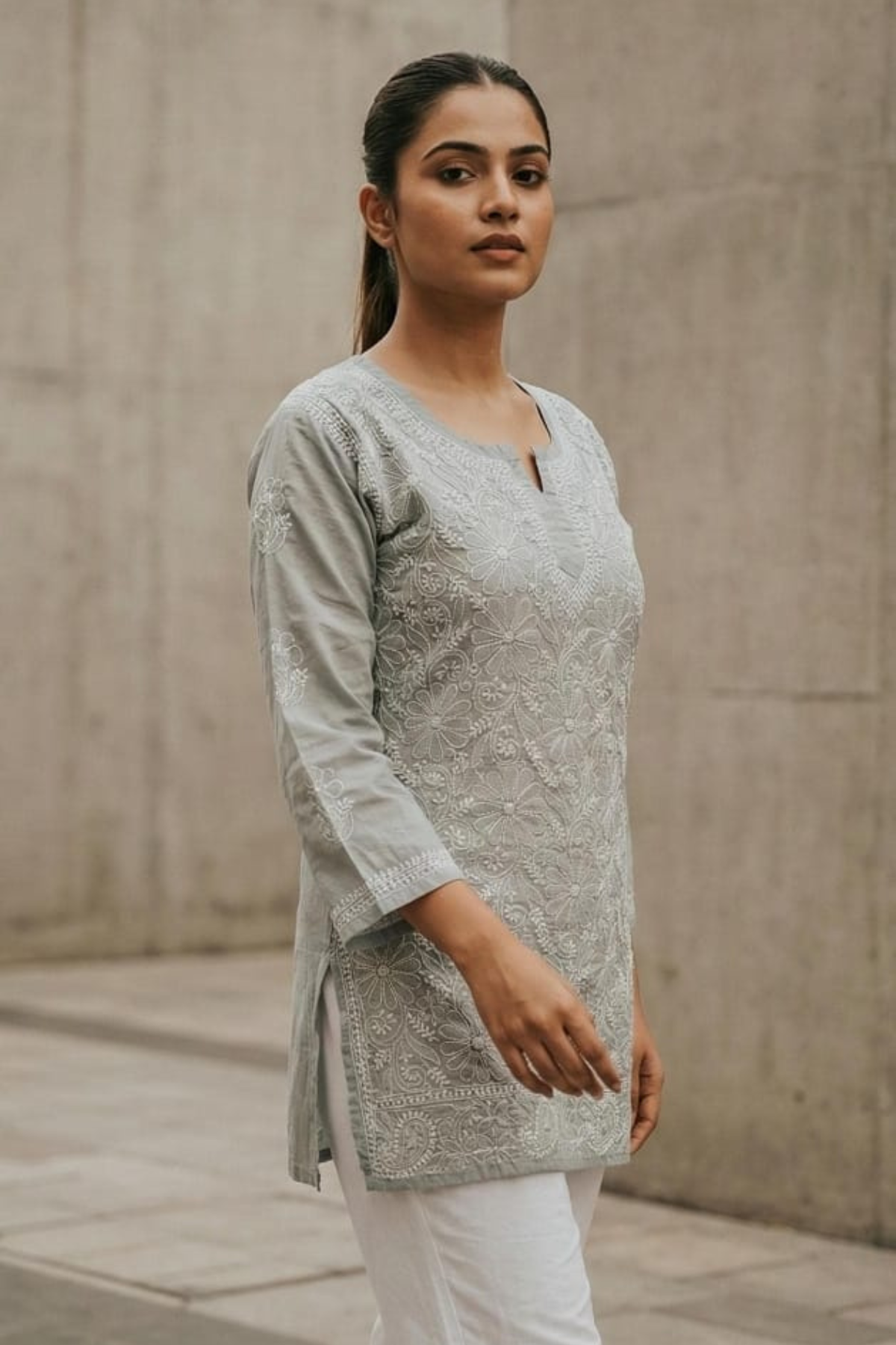 Premium Cotton Short H/W Kurti