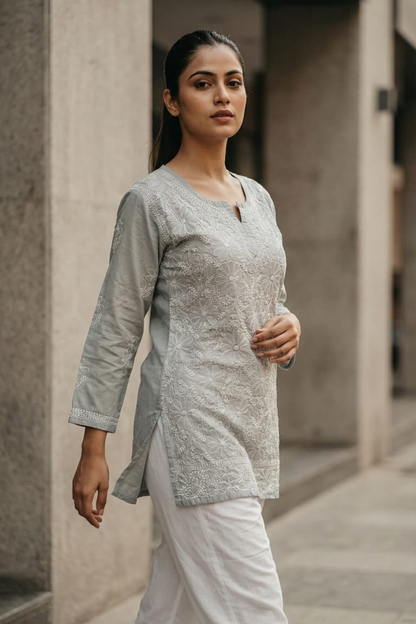 Premium Cotton Short H/W Kurti