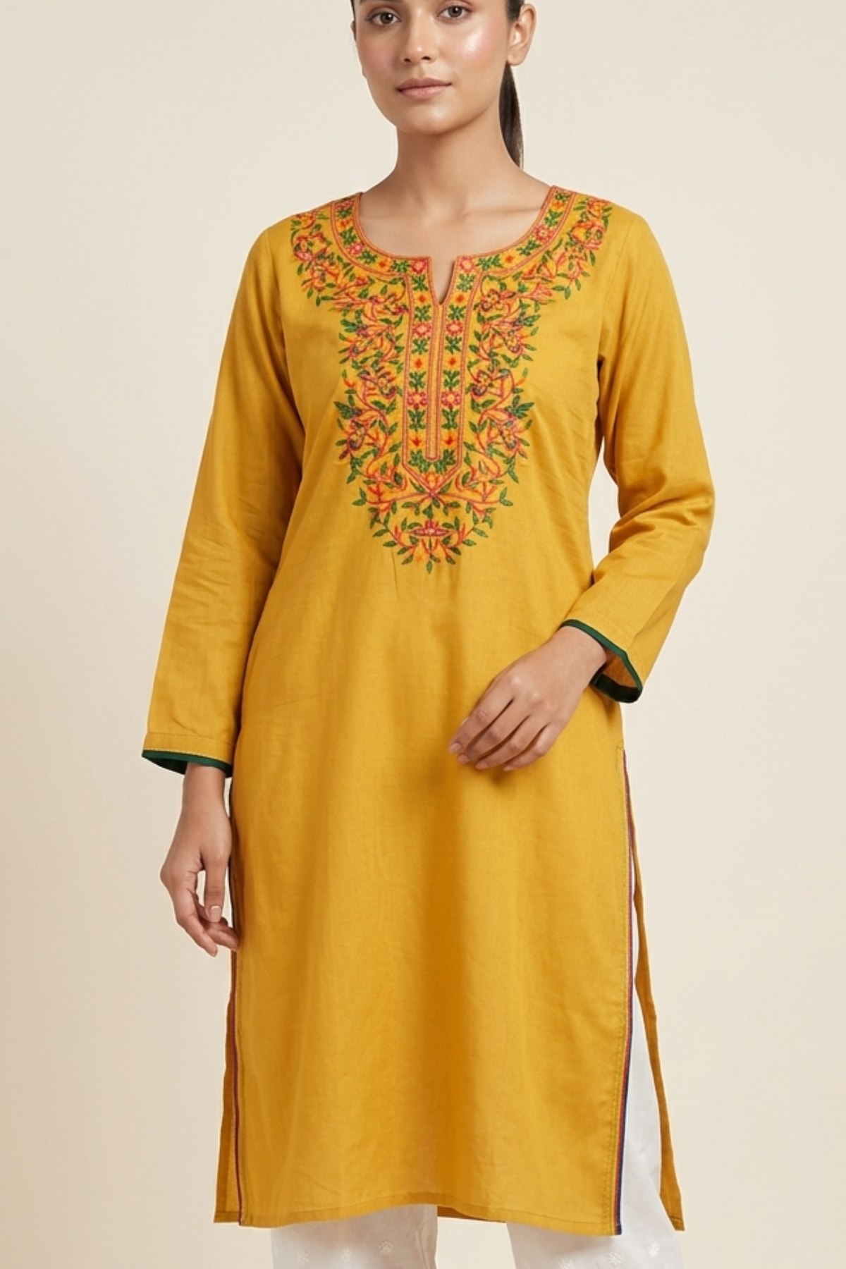 Front Embroidery Kurti