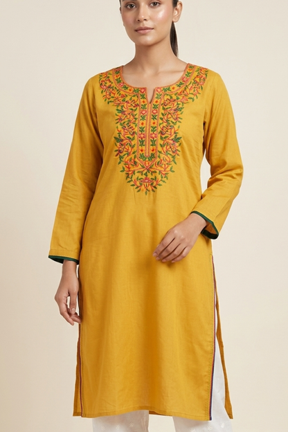 Front Embroidery Kurti