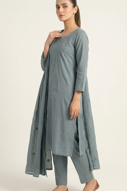 Adah Kurta Dupatta Set (3 pc)