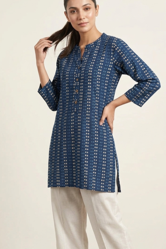 Indigo Short Kurti