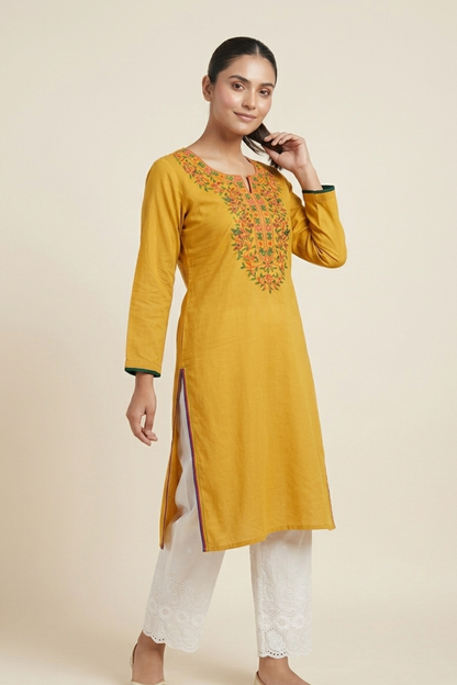 Front Embroidery Kurti