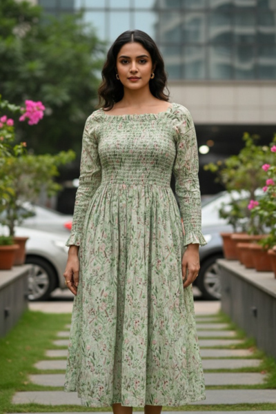 Sage Garden Dress