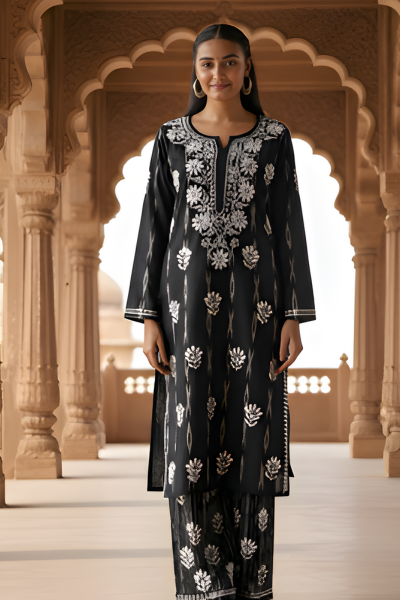 chikankari suit sets