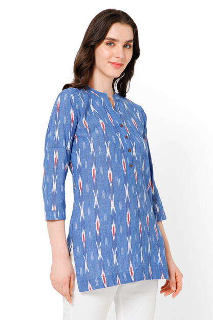 ikat fabric top online
