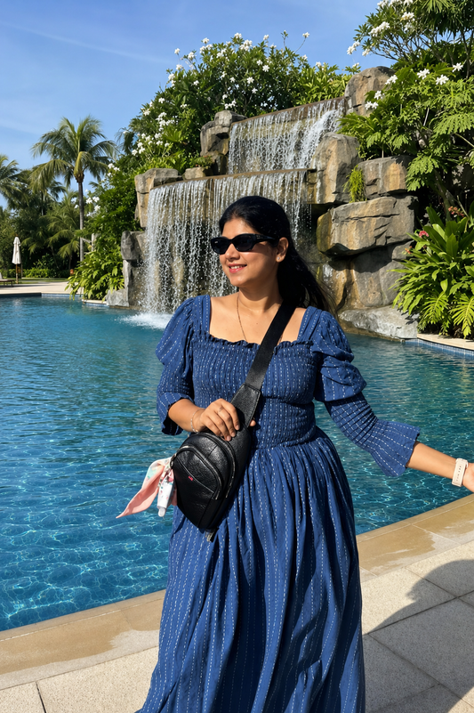 Indigo Juno Dress