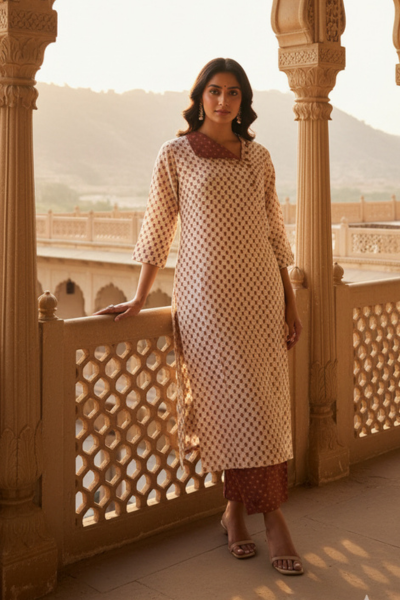 kurta plazo set for women