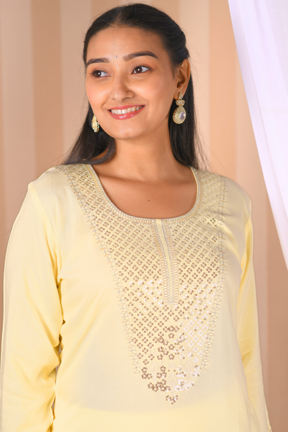 kurti and palazzo set