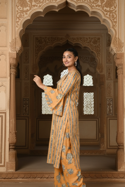 kurti and pant set