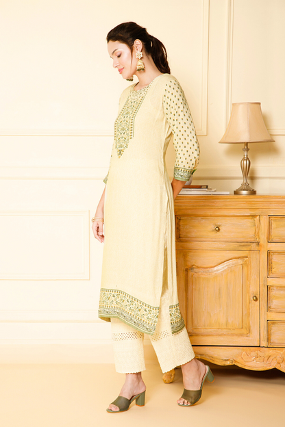 kurti pant set with dupatta party wear