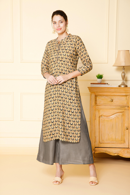 latest a line kurti design