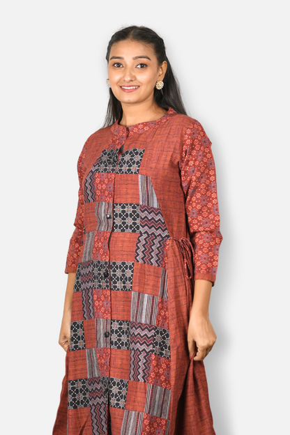 maroon vira dress online