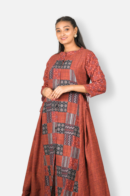 maroon vira dress online shopping