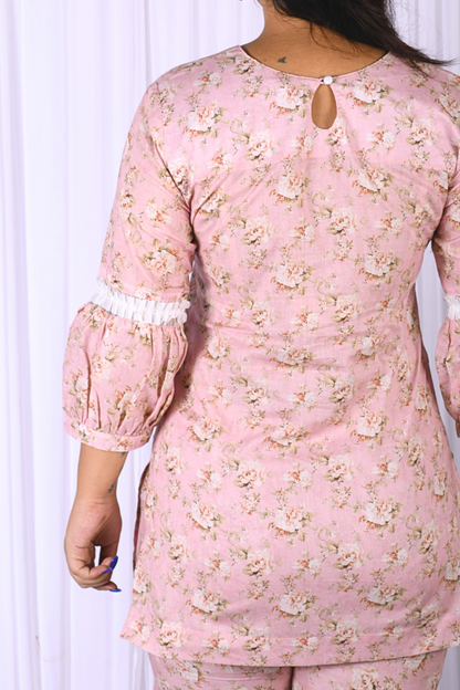 printed top and pant