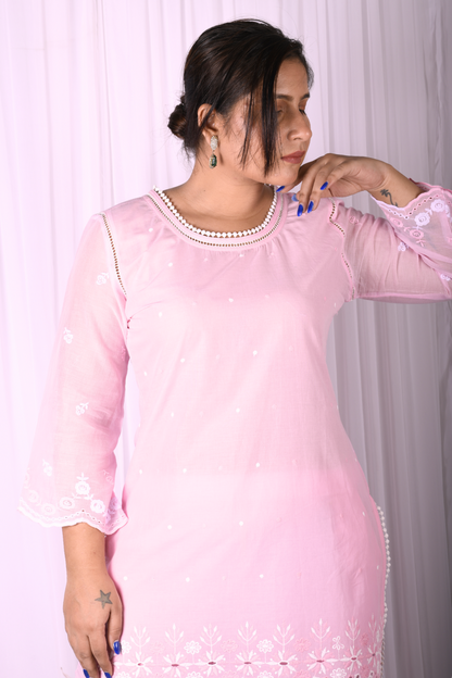 pure cotton kurti and pant set