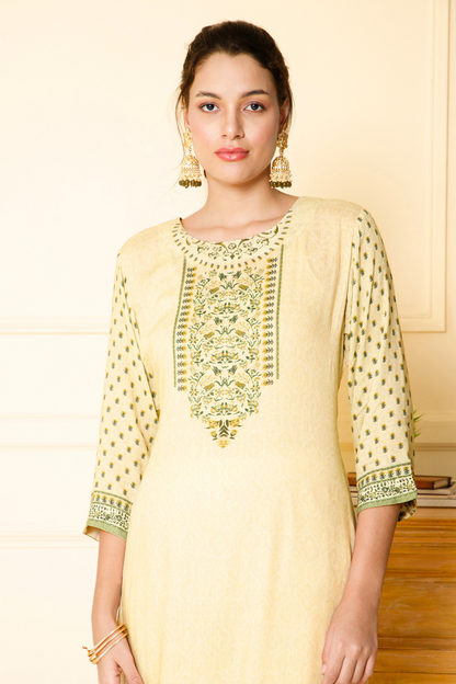 silk kurta dupatta set for women