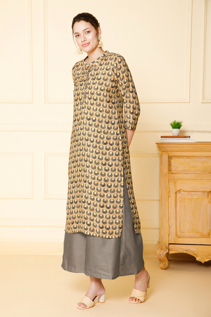sunlit circles kurti set sale