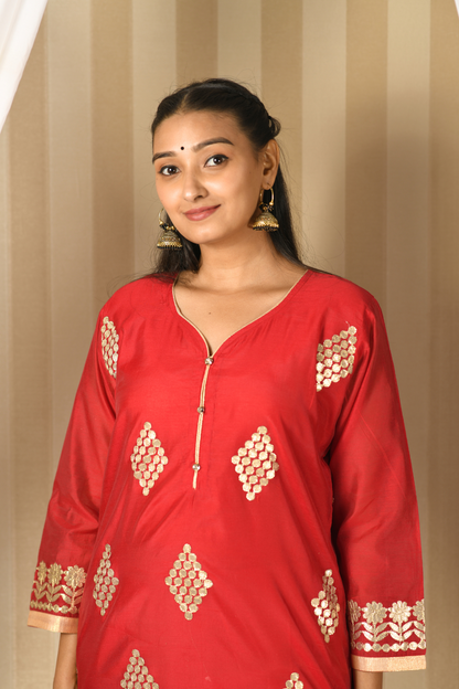 women gota patti kurti set in delhi