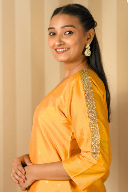 women kurta and sharara set